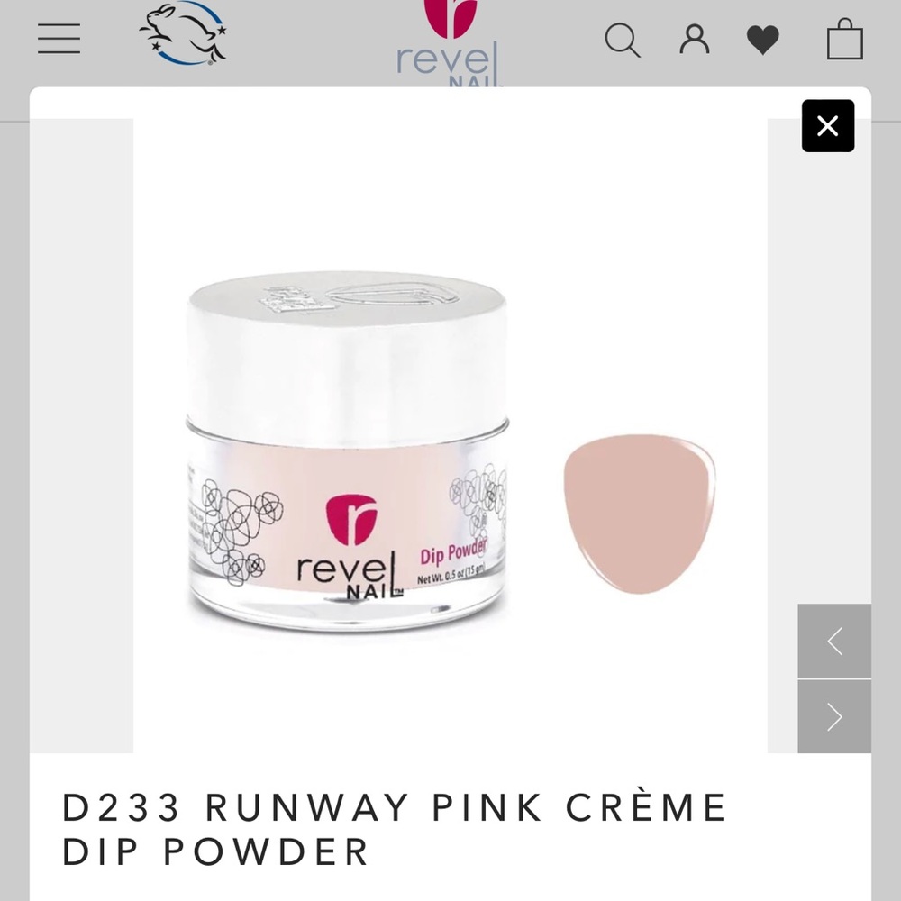 Runway revel nail dip
